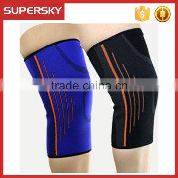 V-660 Custom adjustable knee sports support copper compression knee sleeve and patellar neoprene knee brace