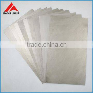 manufactured hot sale superelastic nitinol sheet