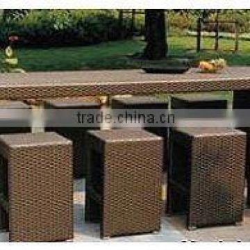 Garden furniture rattan table set outdoor furniture