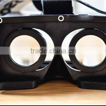 Color Cross ABS Plastic 3D Virtual Reality Helmet Video Glasses 4.0-6.0inch for Smartphone