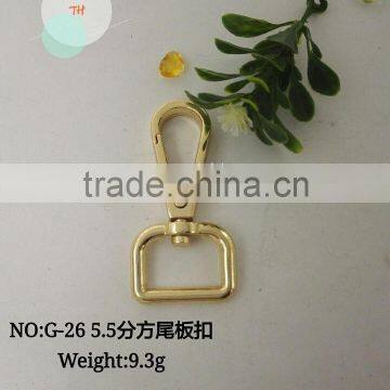 Snap hook custom handbag hardware G26