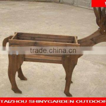 animal shape wooden pergola for garden