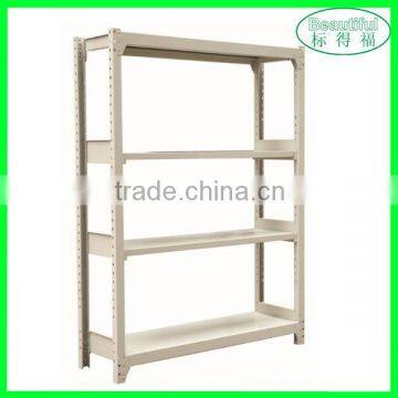 4 Tiers Steel Plate Storage Rack Warehouse Stacking Shelf