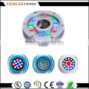 3w 10w 12v led round underwater pool light stainless steel ip68