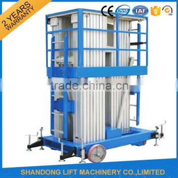 mobile telescop single ladder aluminium lift platform