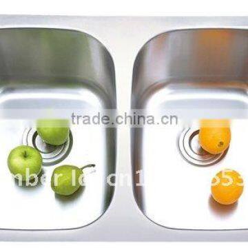 Double equal bowl Stainless steel sink kitchen appliance