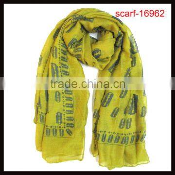 fashion women blade printed scarf