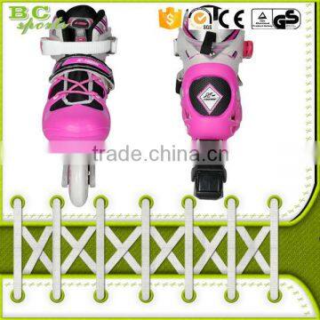 Kids Cheap Pink Blue Bearing Roller Skates Roller With ce Certificate photo-6
