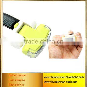 Multifunctional Digital LED Flashlight Pedometer with Step Counter