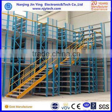 Heavy duty warehouse storage pallet rack,mezzanine racking,steel work platform