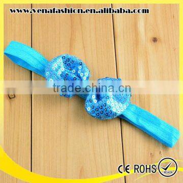in Stock Mix Colors Elastic Sequin Head Band Kids