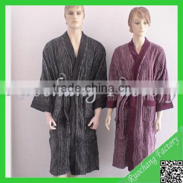 Promotional terry cotton hooded bathrobe&patterned cotton bathrobes&cheap cotton bathrobe