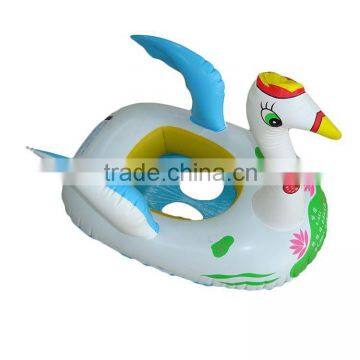 (Swan) Kid Baby Infant Inflatable Swimming Float Seat Boat Pool Water Fun