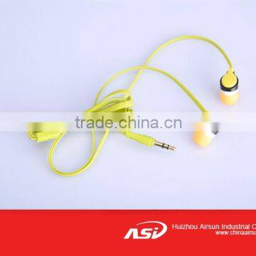 Unique Design MP3 Earphone With Flat Wire