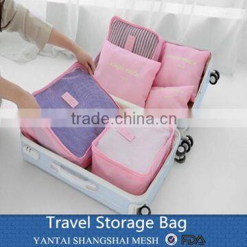 Super quality cheapest flower cosmetic travel bag set