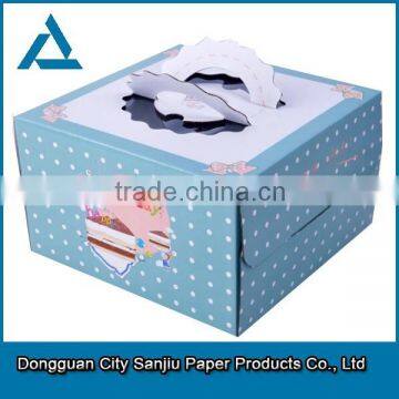 custom made cardboard Coated paper cake box Manufacturers