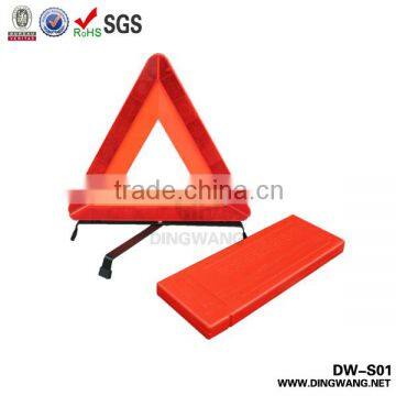 Orange Flashing Warning Triangle