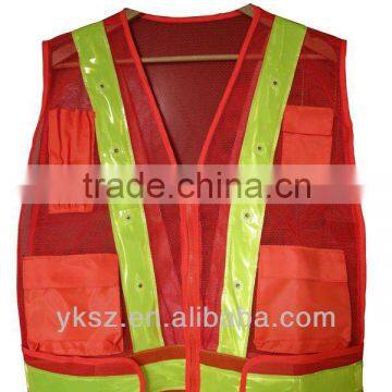 2014 Hot!!! reflective mesh wholesale safety vest