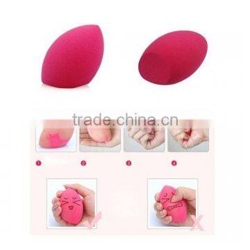 Cosmetic Cream Powder Blush Oval Makeup Brush+ Sponge Blender Flawless Puff+Brush cleaner