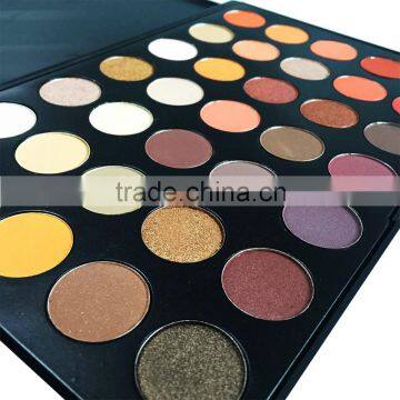 35 Warm Color Eye Shadow Make Up Palette Neutral Eye shadow