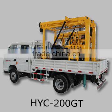 Portable truck mounted water well drilling rig easy to move