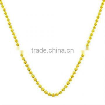 TN156 Stainless Steel 18K Ball Chain 2.0-4.0mm