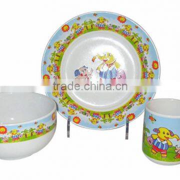 3pcs Breakfast sets with Cute Cartoon printing