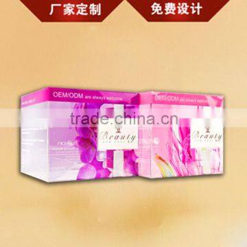 Fashion plastic folding box, made of PP PET PVC, offset or silk screen printing