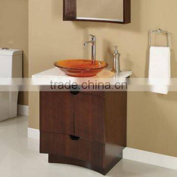 2015 new lacquer plywood wall bathroom vanity