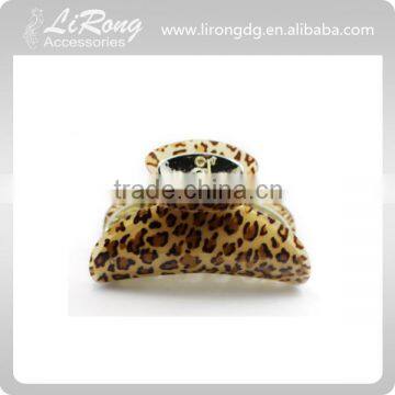 9cm Acrylic Leopard Hair Claw Clips , animal printing jaw clip, hair clip