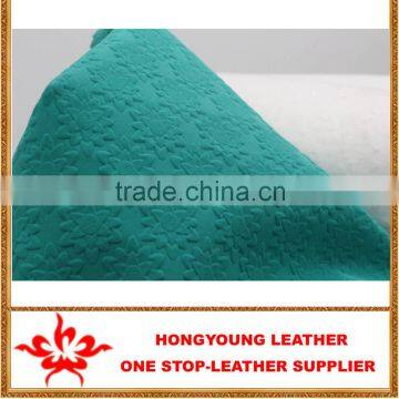 Embossed Full Grain Flower Extured Semi-pu Synthetic Leather for Vintage Handbags Making photo-5