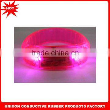 red fashion bracelet set with led light