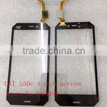 Original Wholesale Black Touch Screen with Digitizer For CAT S50C