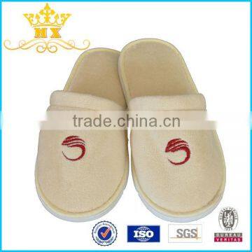 high quality velour eva hotel indoor naked slippers