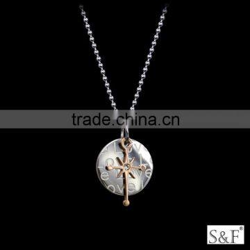 murano stainless steel jewelry 40059 Europe stainless steel jewelry cross