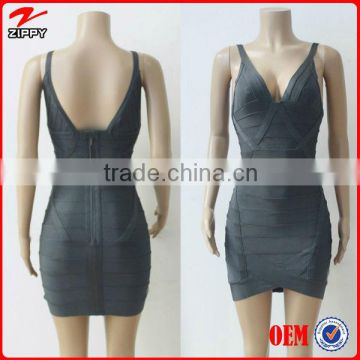 Women Sexy V-neck Backless Cheap Club Dress wholesale Latest Fashion Club Dress 2014                        
                                                Quality Choice