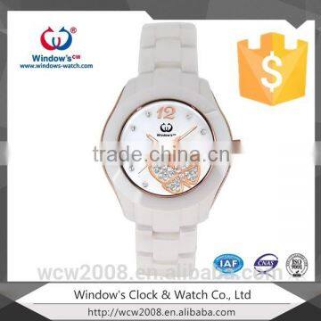 elegance beautiful ceramic watch girl latest hand watch supplier