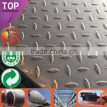 Q235B Large Stock Carbon Steel thickness of chequered plates Fast Delivery chequered steel sheet plate thickness