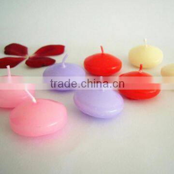 Wedding supplies water floating candle connel circle lovers birthday mousse candle small wax