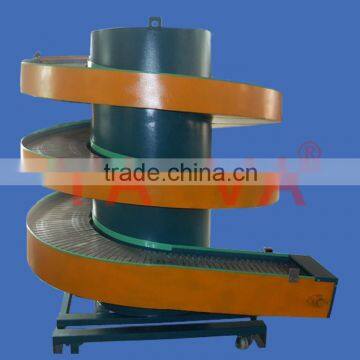 factory customized plastic chain spiral vibrating conveyor