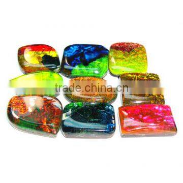 Dichroic Glass gemstones for sale wholesale jewellery Indian gemsotnes