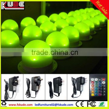 Wireless battery powered LED light base for night decoration