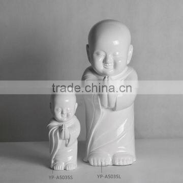 Lovely child little monks polyresin gift home decor 2013                        
                                                Quality Choice