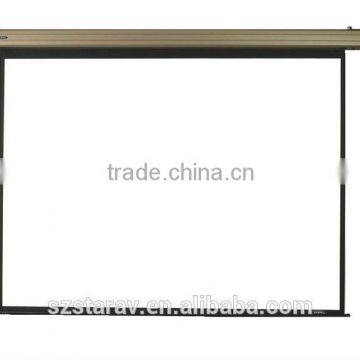 Electric Screen 150 Inch 4: 3 High-Definition Home Theater Projector Screen Glass Curtain