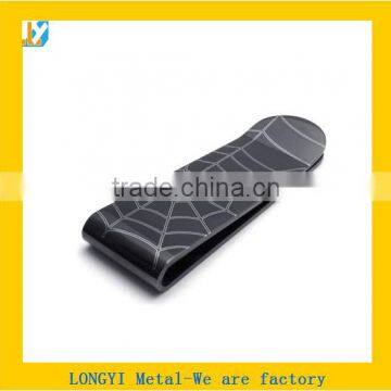 Custom Carbon Fiber Metal Wallet Money Clip