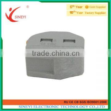 Sineyi Promotion Price Cheapest 2 pin quick connect junction box terminal clamps test Easy crimping female wire wago connectors