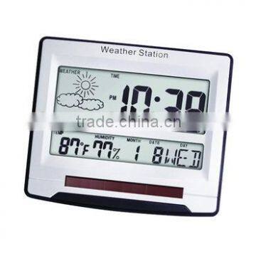 Solar Power & Radio Controlled Digital Clock