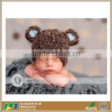 Baby Lovely Bear 100% Acrylic Kint Hat For 0 -12 Months