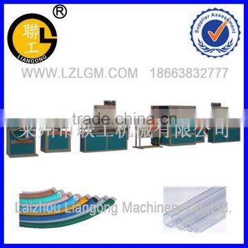 PVC soft hose machine/fiber pipe production line/plastic pipe machine