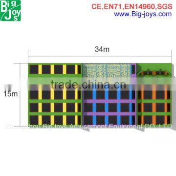 Popular Customized Trampoline Park Equipment Made in China
